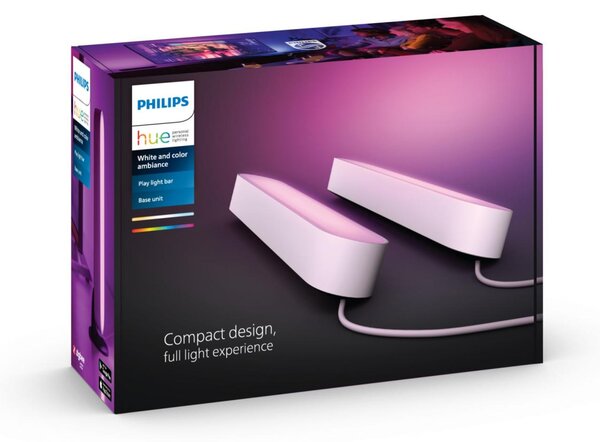 Philips Lampada da Tavolo LED Multicolore Coppia di Lampade colore Bianco - 78202/31/P7 Hue Play