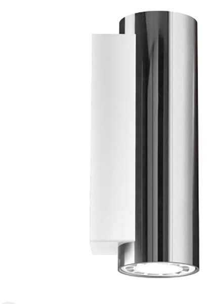 Spot parete moderno linea light birba 9400 gu10 led bi emissione metallo alluminio lucido - Linea Light Group