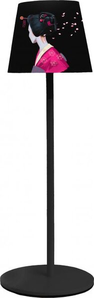 NEW MAJESTIC Lampada da Tavolo LED Senza fili Ricaricabile Design Moderno colore Nero - 120454 JW Alea Dulac