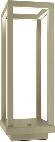 NEW MAJESTIC Lampada da Tavolo LED Senza fili Ricaricabile Design Moderno colore Bianco - 120453 AV Lea
