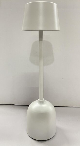 PYRAMIDEA lampada da Tavolo LED Senza fili Ricaricabile Design Moderno colore Bianco - LRP10B Lux-Ray