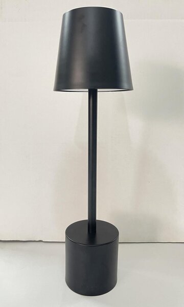 PYRAMIDEA lampada da Tavolo LED Senza fili Ricaricabile Design Moderno colore Nero - LRP11N Lux-Ray