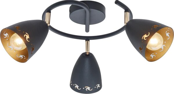 Candellux COTY lampada da soffitto 98-67180 nero