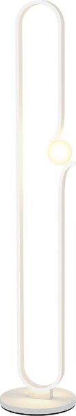 DecHome Lampada da Terra a LED a forma di Nota Musicale con Luminosit Regolabile e Pedale 28x28x145 cm colore Bianco