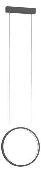 Lampada a sospensione LED AGARO nera 8,4 W, bianco caldo 1025 lm, alluminio, dimensioni: 181 x 27 x 4 cm, IP20, Shilo