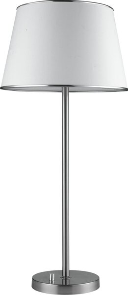 Lampada da tavolo IBIS bianco-argento 1xE14x40W in metallo, dimensioni: 58x33x33 cm, IP20, Candellux
