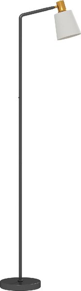 DecHome Lampada da Terra LED con Testa Girevole a 350, Regolazione Temperatura del colore 3000K/4000K/6500K colore Nero