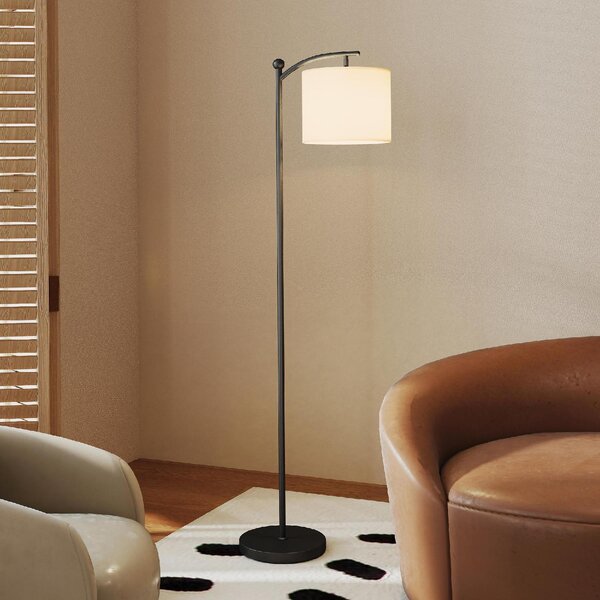 DecHome Lampada da Terra LED Dimmerabile con Telecomando 11 Temperature e 11 Luminosit Timer 60 Minuti colore Nero