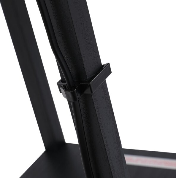 DecHome Lampada da Terra Moderna con 3 Ripiani colore Nero - 8336DD