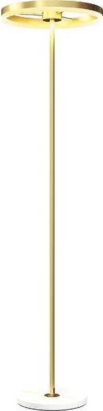 DecHome Lampada da Terra Moderna con Luce Dimmerabile con Interruttore a Pedale e 3 Luminosit colore Oro