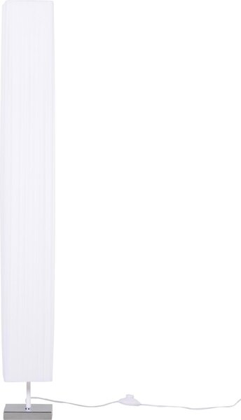 DecHome Lampada da Terra Moderna con Paralume in Tessuto colore Bianco - B31015