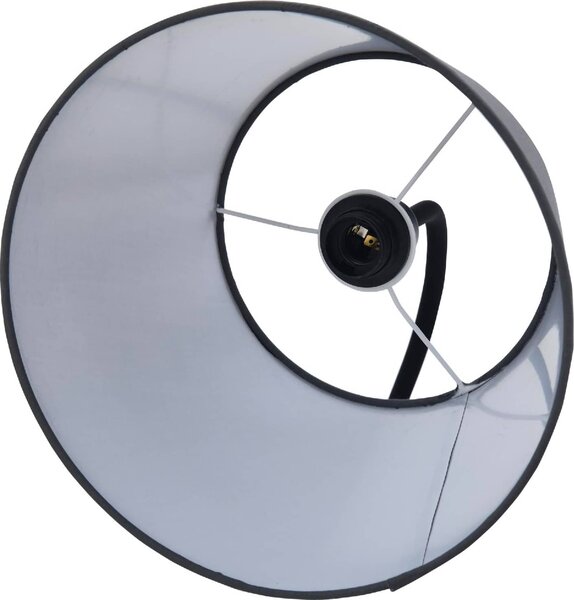 DecHome Lampada da Terra Moderna con Tavolino integrato e Caricatore Wireless colore Marrone