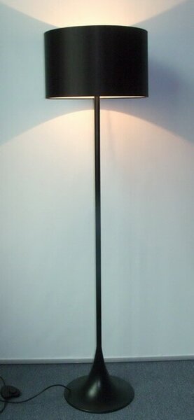 DecHome Lampada da Terra Moderna Piantana in Metallo colore Nero - HF806967