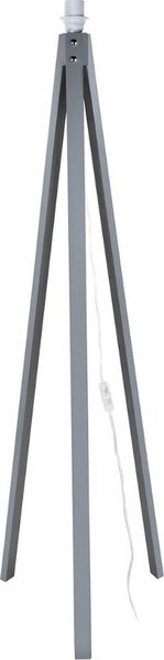 DecHome Lampada da Terra Stile Nordico in MDF e Tessuto Paralume in Tessuto Cilindrico Attacco E27 Interruttore On/Off Dimensioni 38x135 cm colore 