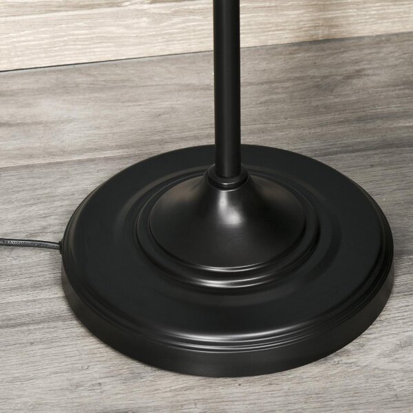 DecHome Lampada da Terra Vintage Stile Industriale 3 Luci Piantana in Metallo colore Nero