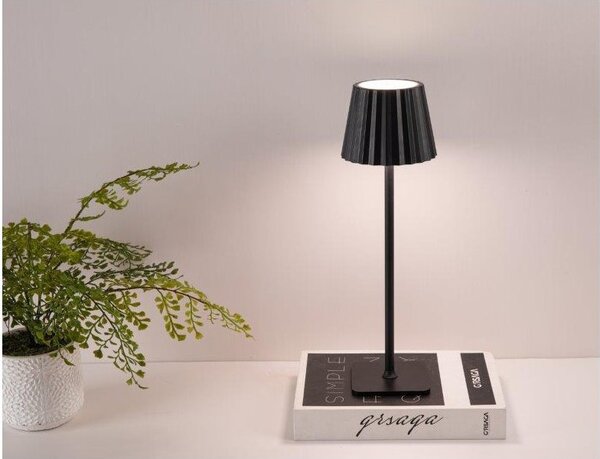 Akai Lampada Led da Tavolo Ricaricabile colore Nero - MASTERLAMP-02