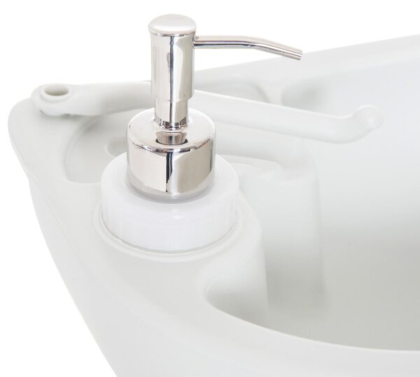 VivaGarden Lavabo da Esterno Portatile 2 Ruote Serbatoio Di Recupero e Serbatoio Di Acqua