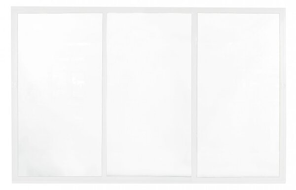 VivaGarden Laterale Scorrevole per Pergola Bioclimatica con Vetro 370 x 238 cm colore Bianco - GA802149-BIAN