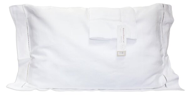 Blanco Raya Lenzuola Singole Completo Letto in Cotone Parure Lenzuola Set: Lenzuolo Sopra 160x280 cm / 1 Federa Ricamo Gigliuccio colore Blu - Gigl