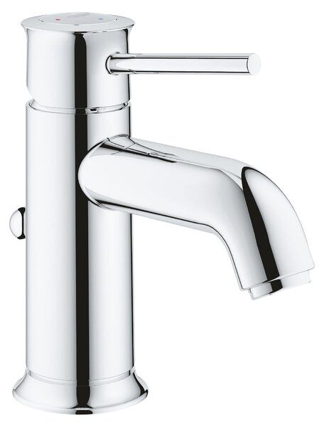 Miscelatore per lavabo Grohe QuickFix Start Classic con partenza a freddo e maniglia ad estrazione cromo