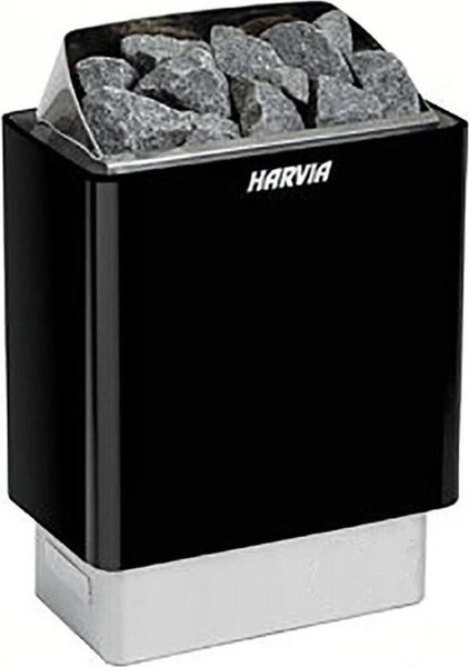 Stufa per sauna Harvia Kip nera 4,5 kW | richiede un sistema di controllo separato | KIP45E-BLACK