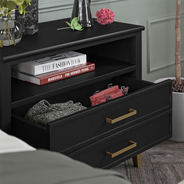 Comodino nero Westerleigh – Støraa