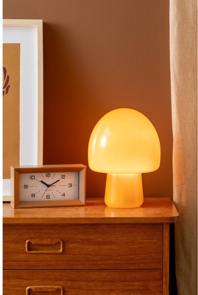 Lampada da tavolo giallo ocra (altezza totale 27 cm) Gozar – Leitmotiv