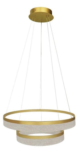 Lampadario LED a cavo GALA LED/54W/230V, diametro 60 cm, finitura dorata