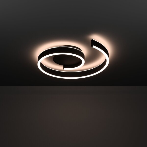 Eglo 901888 -LED RGBW Plafoniera dimmerabile ANDABAIA-Z LED/37W/230V nera