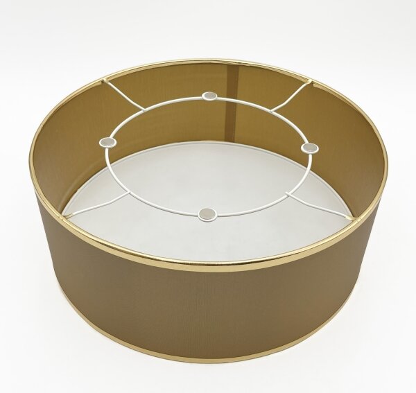 Plafoniera SIRJA DOUBLE 2xE14/15W/230V diametro 35 cm marrone/oro