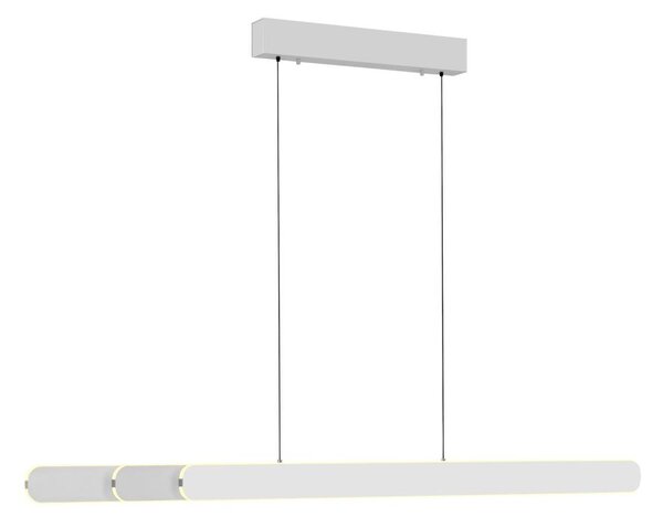 Schöner Wohnen 12577-16 - Sospensione LED dimmerabile su cavo ADRIANA 2xLED/24W/230V bianco