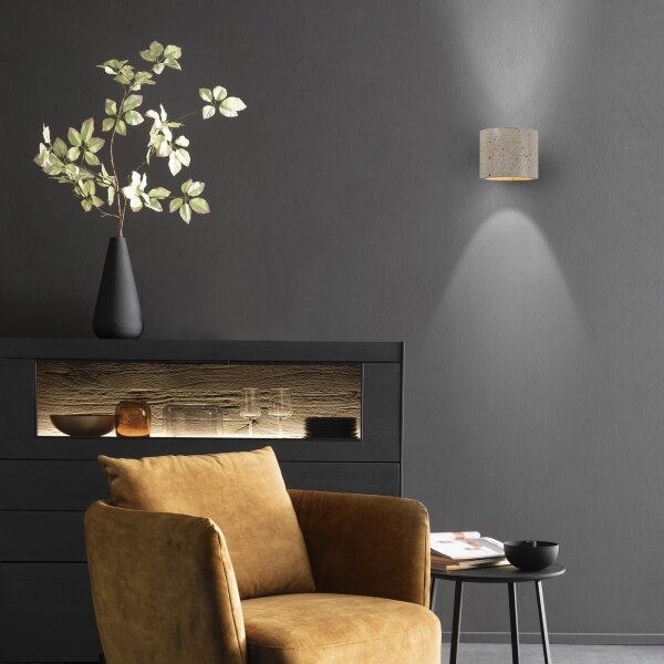 Schöner Wohnen 12542-42 - Lampada da parete TRAVENTA 1xG9/10W/230V in cemento