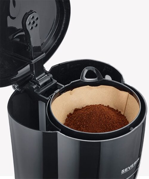 Severin Macchina Caff Americano Caff Macinato in Polvere 10 Tazze Capacit 1,25 Litri Potenza 900 Watt colore Nero - KA 4320