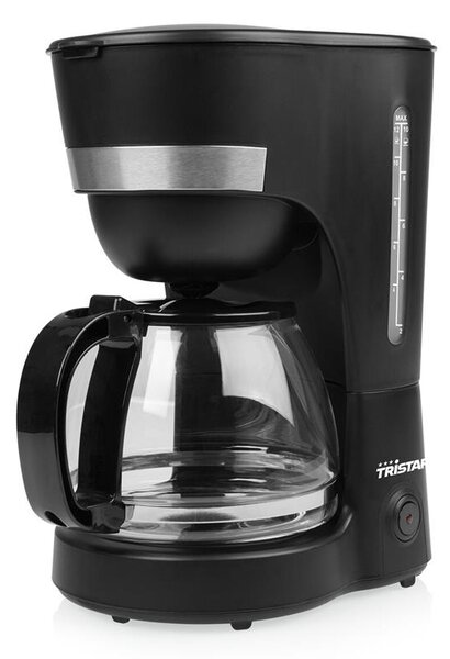 TRISTAR Macchina Caff Americano Caff Macinato in Polvere 12 Tazze Sistema Antigoccia colore Nero/Inox - CM1282