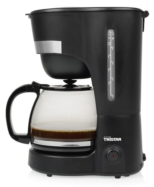 TRISTAR Macchina Caff Americano Caff Macinato in Polvere 12 Tazze Sistema Antigoccia colore Nero/Inox - CM1282