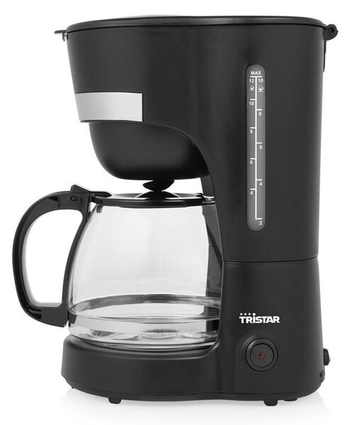 TRISTAR Macchina Caff Americano Caff Macinato in Polvere 12 Tazze Sistema Antigoccia colore Nero/Inox - CM1282