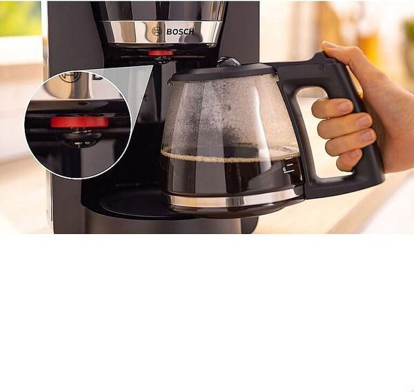 Bosch Macchina Caff Americano Caff Macinato in Polvere 15 Tazze Capacit 1,37 Litri colore Nero - TKA4M233