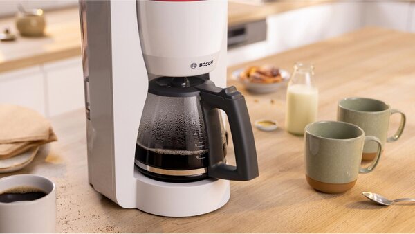 Bosch Macchina Caff Americano Caff Macinato in Polvere 15 Tazze Capacit 1,25 L colore Bianco - TKA3M131