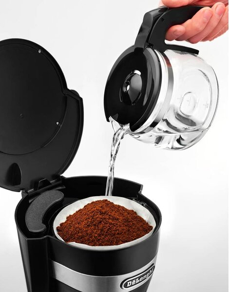 De Longhi Macchina Caff Americano Caff Macinato in Polvere 5 Tazze colore Nero - ICM 14011