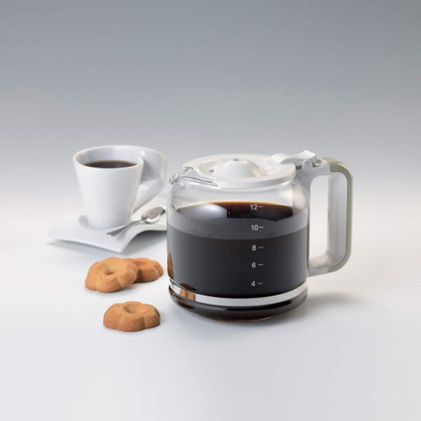 Ariete Macchina Caff Americano Sistema di ricarica Macinato in Polvere 4/12 Tazze Colore Beige - 1342 Vintage
