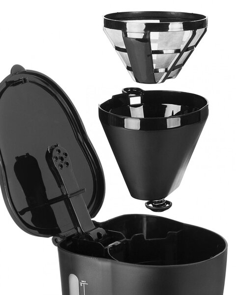 TRISTAR Macchina Caff Americano Caff Macinato in Polvere 6 Tazze Sistema Antigoccia colore Nero - CM-1246