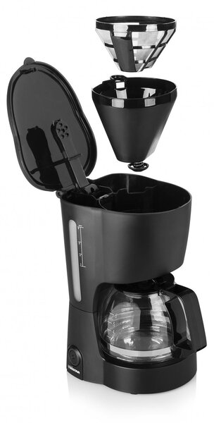TRISTAR Macchina Caff Americano Caff Macinato in Polvere 6 Tazze Sistema Antigoccia colore Nero - CM-1246