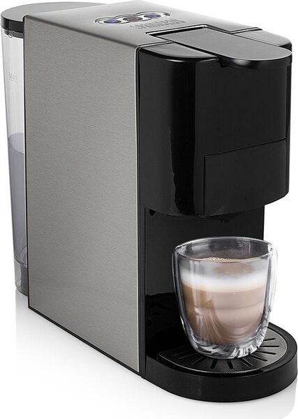 PRINCESS Macchina da Caff a Capsule 1 Tazza Capacit 0.8 Litri Potenza 1450 W colore Argento Nero - 249451