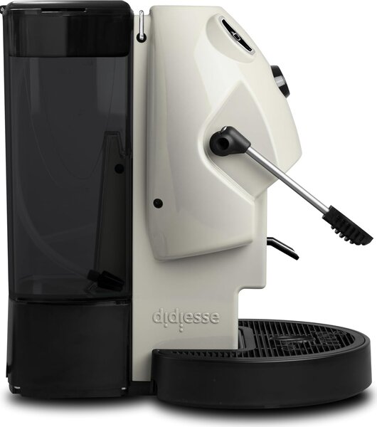 DIDIESSE OUTLET - Macchina da Caff a Cialde Potenza 450 Watt con Frullino Montalatte e Doppio Portacialde Erogatore Acqua Calda per Caff e T col