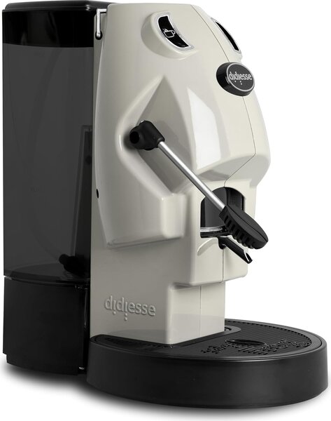 DIDIESSE OUTLET - Macchina da Caff a Cialde Potenza 450 Watt con Frullino Montalatte e Doppio Portacialde Erogatore Acqua Calda per Caff e T col