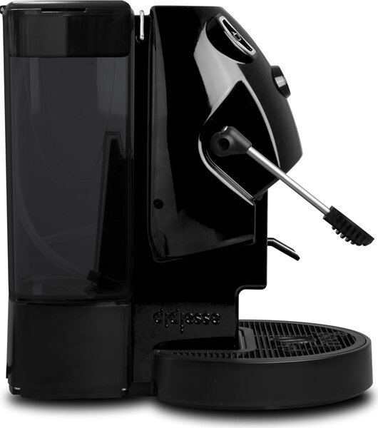DIDIESSE Macchina da Caff a Cialde Potenza 450 Watt con Frullino Montalatte e Doppio Portacialde Erogatore Acqua Calda per Caff e T colore Nero 