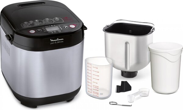 Moulinex Macchina Pane Potenza 650 Watt Capacit 1 Kg 17 Programmi Timer 3 livelli cottura - OW240E