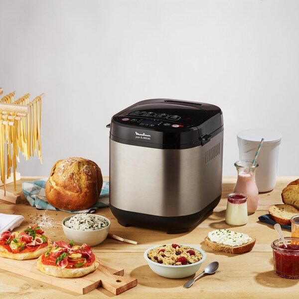 Moulinex Macchina Pane Potenza 650 Watt Capacit 1 Kg 17 Programmi Timer 3 livelli cottura - OW240E