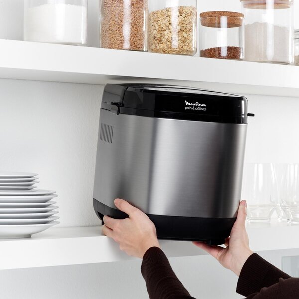 Moulinex Macchina Pane Potenza 650 Watt Capacit 1 Kg 17 Programmi Timer 3 livelli cottura - OW240E