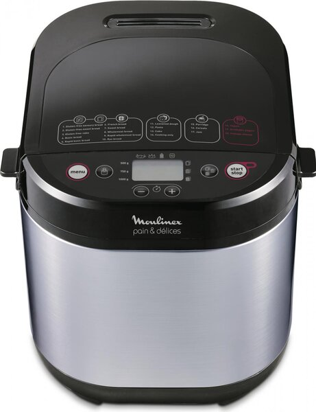 Moulinex Macchina Pane Potenza 650 Watt Capacit 1 Kg 17 Programmi Timer 3 livelli cottura - OW240E